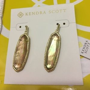 Kendra Scott Layla Brown Pearl earrings